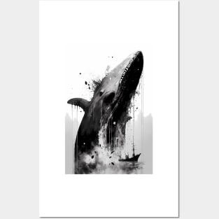 Deep Sea Monster Emerging Posters and Art